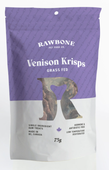 Rawbone Venison Krisps – 75 g