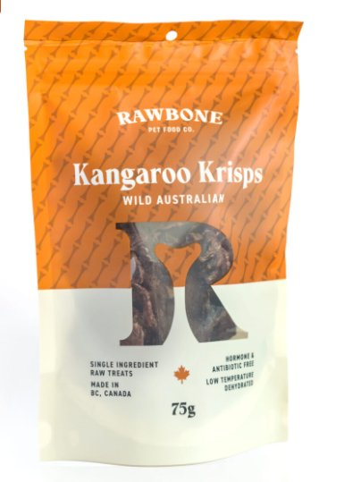 Rawbone Wild Kangaroo Krisps – 75 g