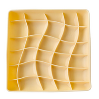 Olliebgood - wavies slow feeder bowl | clementine