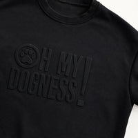 OMD EMBOSSED COMMUNITY CREW NECK (LIMITED RELEASE) - Black