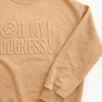 OMD EMBOSSED COMMUNITY CREW NECK (LIMITED RELEASE) - TAN
