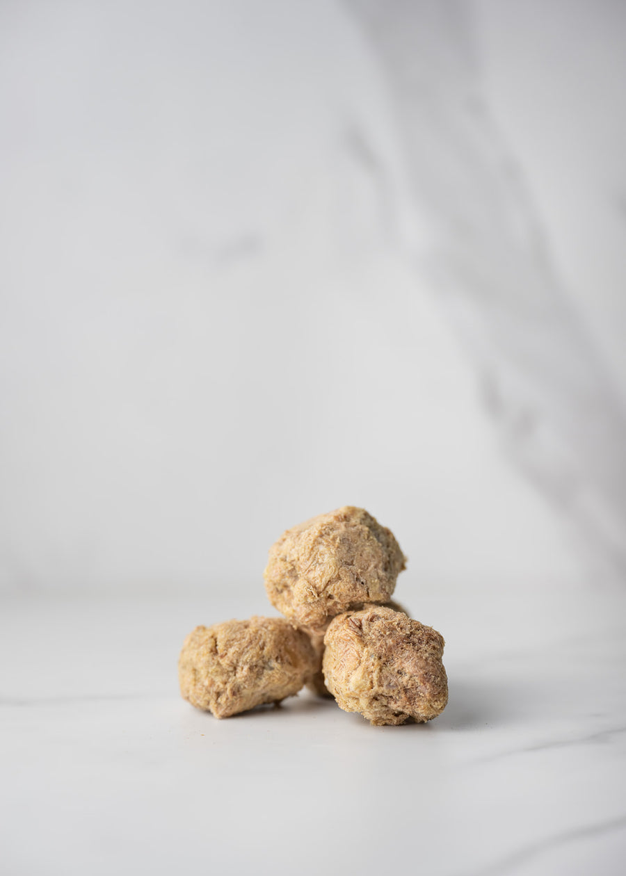 (NEW) Freeze Dried Quail Meatballs (or cubed)