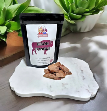IWOOFTREATS- BISON TONGUE