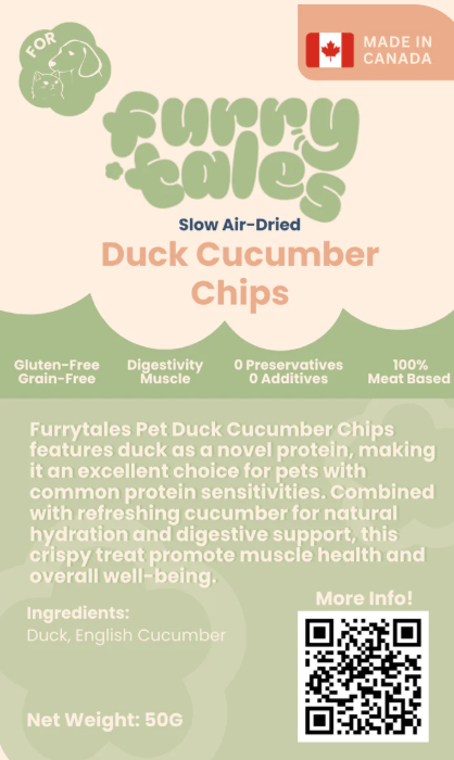 (NEW) Furrytales - Duck Cucumber Chips