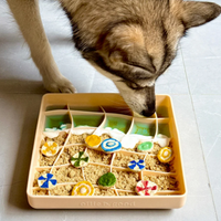 Olliebgood - wavies slow feeder bowl | clementine