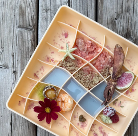 Olliebgood - wavies slow feeder bowl | clementine