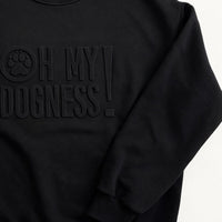 OMD EMBOSSED COMMUNITY CREW NECK (LIMITED RELEASE) - Black