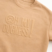 OMD EMBOSSED COMMUNITY CREW NECK (LIMITED RELEASE) - TAN