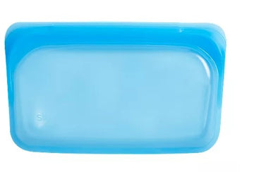 Stasher, Reusable Silicone Storage Bag, Snack Size, Blueberry, 9.9 fl oz (293.5 ml)