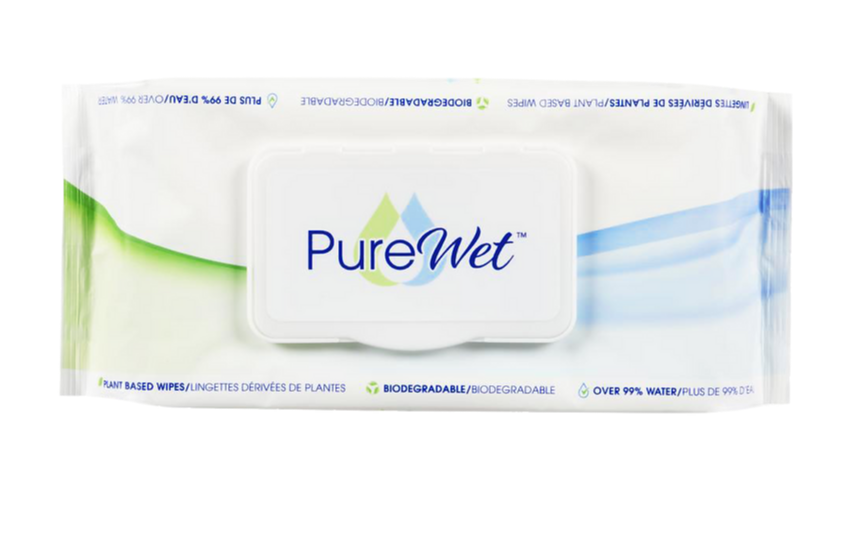 NEW - Pure Wet Pet Wipes (Regular 60 wipes and XL sizes)