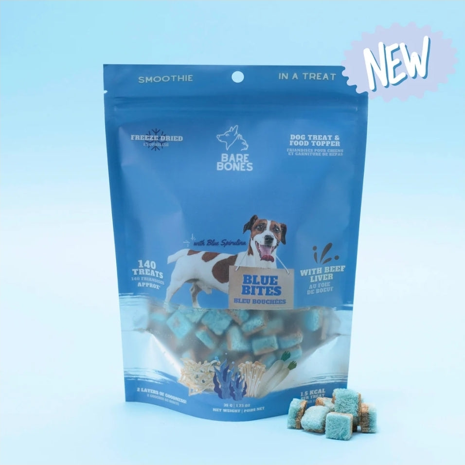 New Release: Bare Bones: Blue Bites (140 treats)