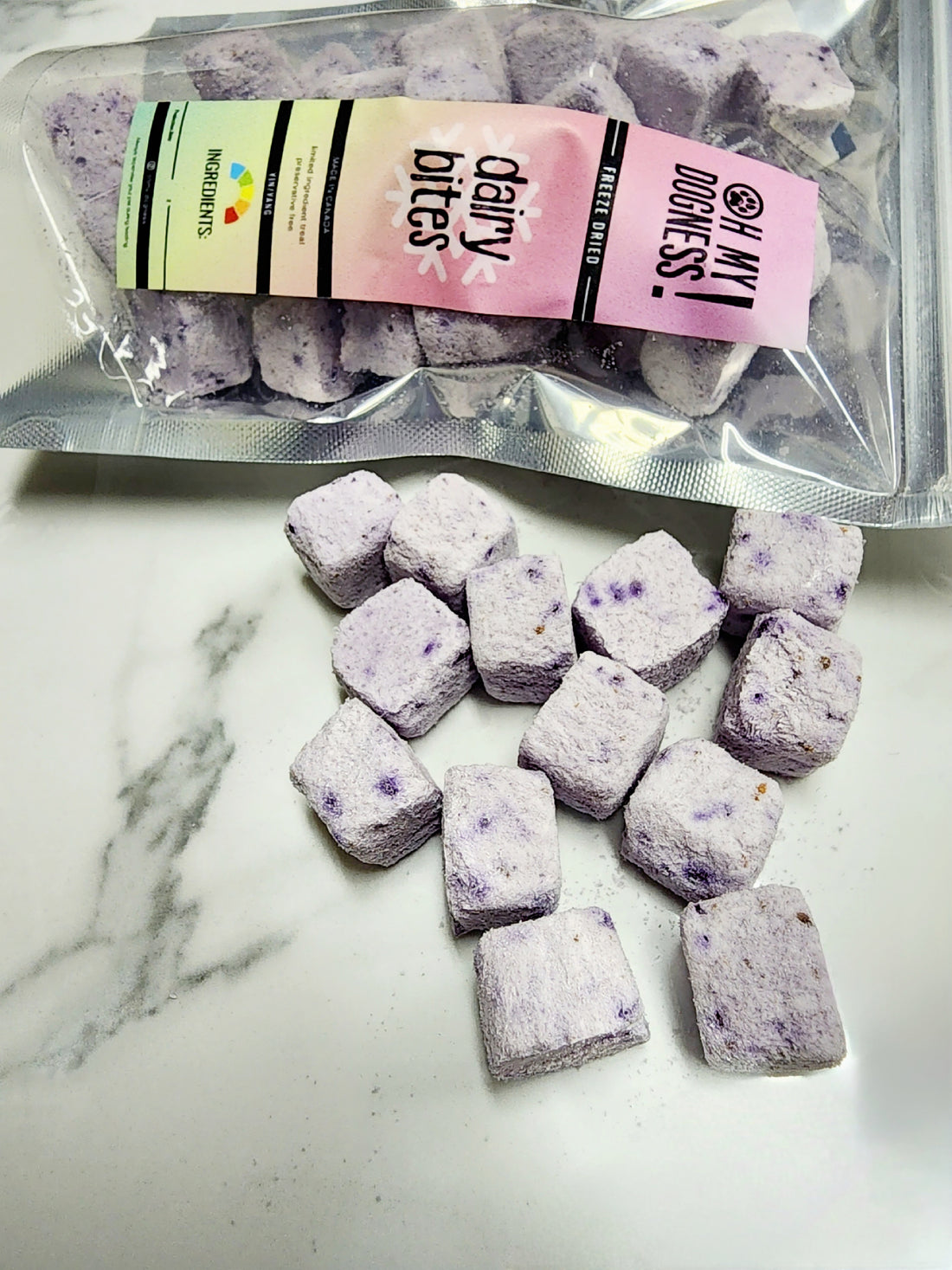 Freeze Dried Blueberry Dairy Bites