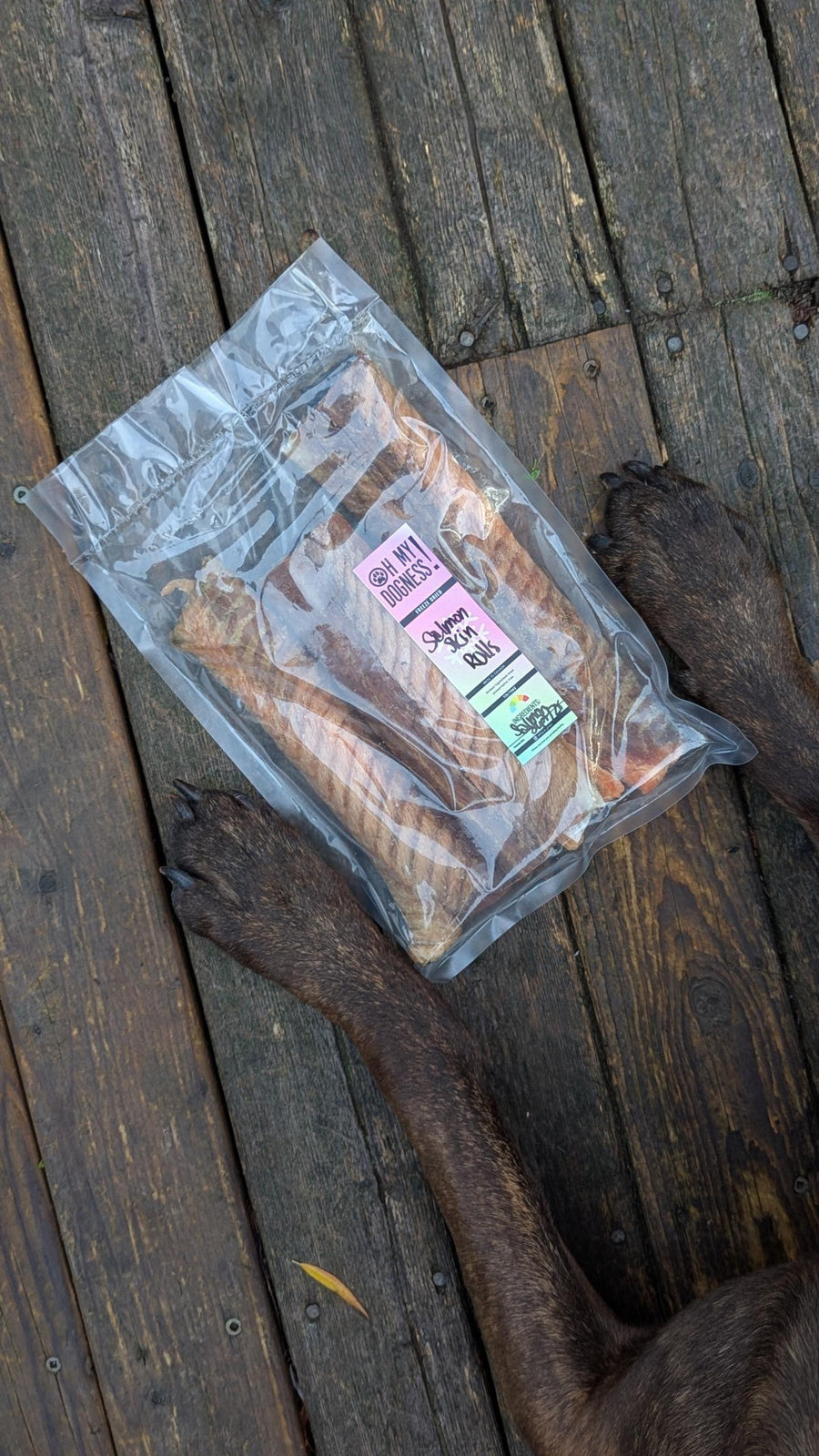 (Limited Release) Freeze Dried Salmon Skin Rolls (XL)