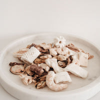 Freeze dried seafood medley