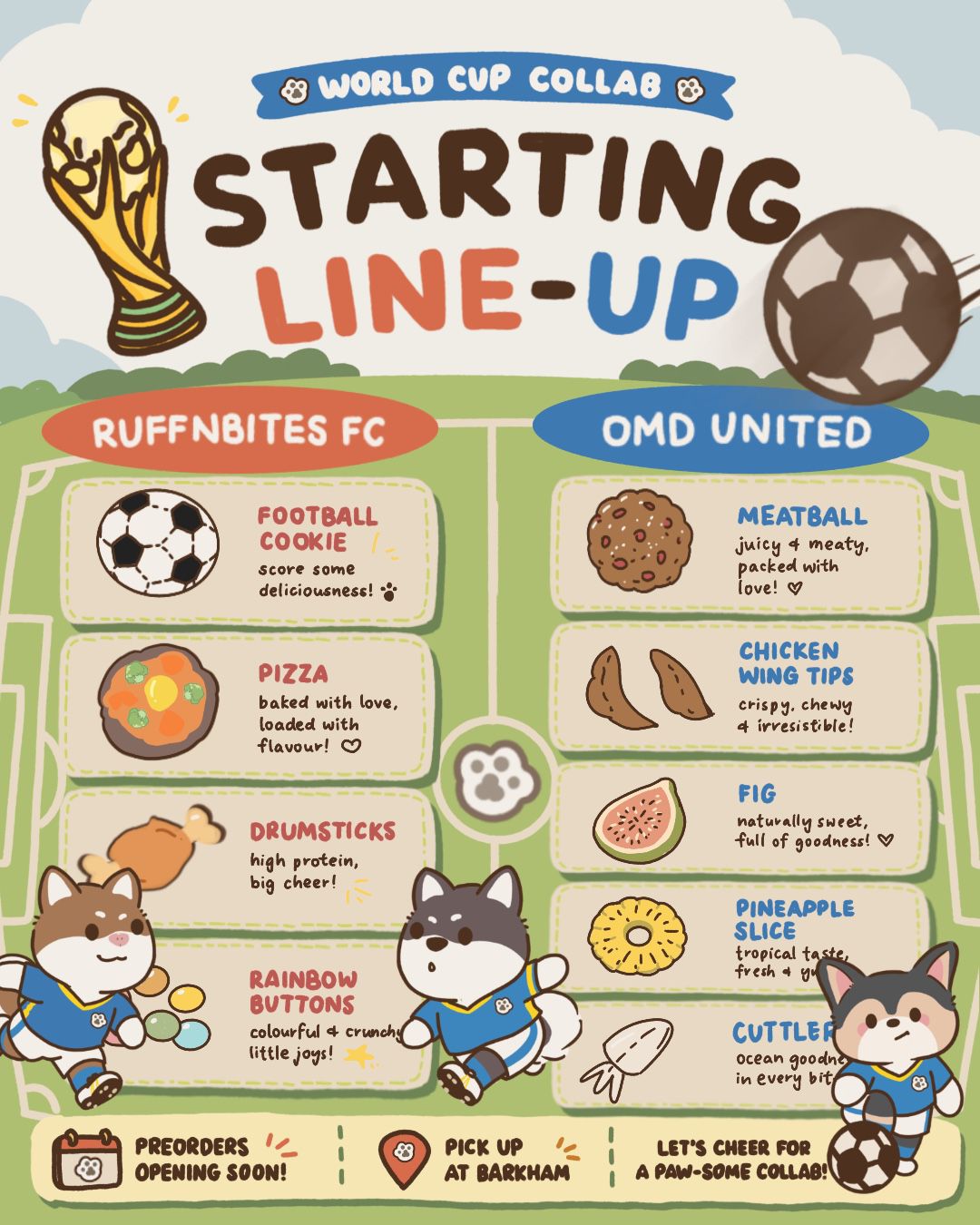 RuffnBites x OMD - Fifa snack box